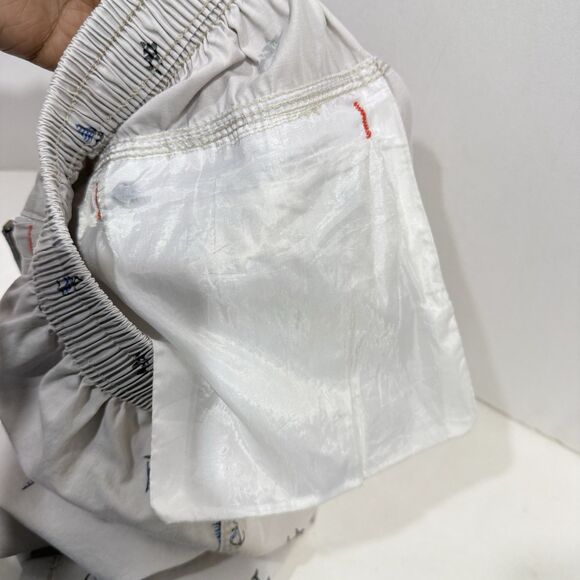 Nautical Cotton Shorts with Elastic Waist and Zipper Pockets Small - Picture 13 of 16